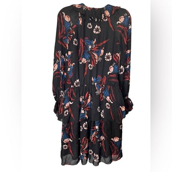 Joie Silk Nour Floral Ruffle Dress - Picture 9 of 12